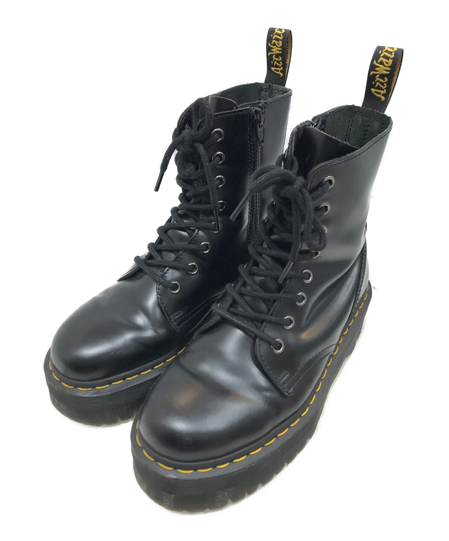 レディース美品 Dr.Martens JADON UK5/マーチン 厚底 約24cm 黒 - ブーツ