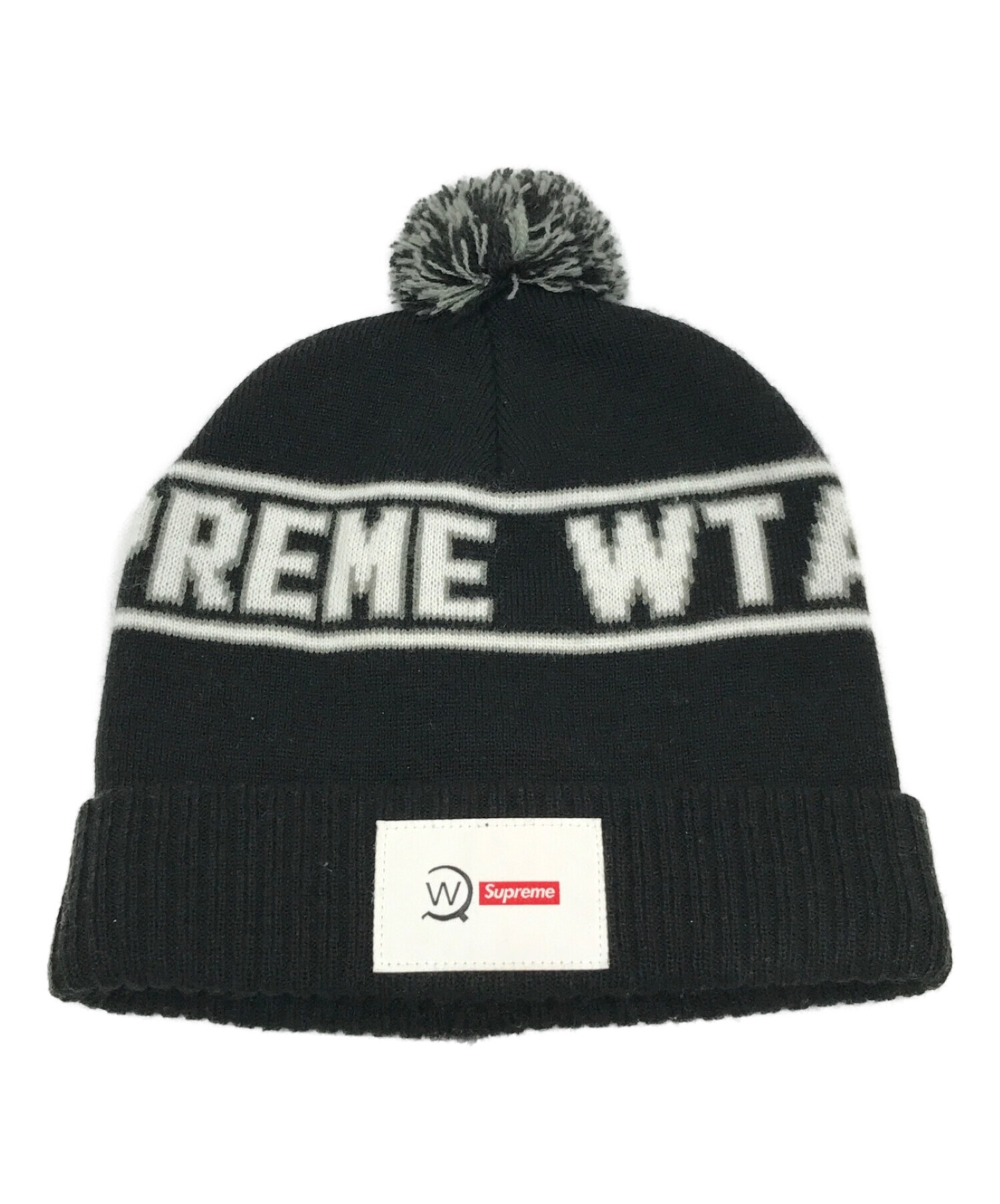 SUPREME (シュプリーム) WTAPS (ダブルタップス) Beanie Knit Cap ブラック