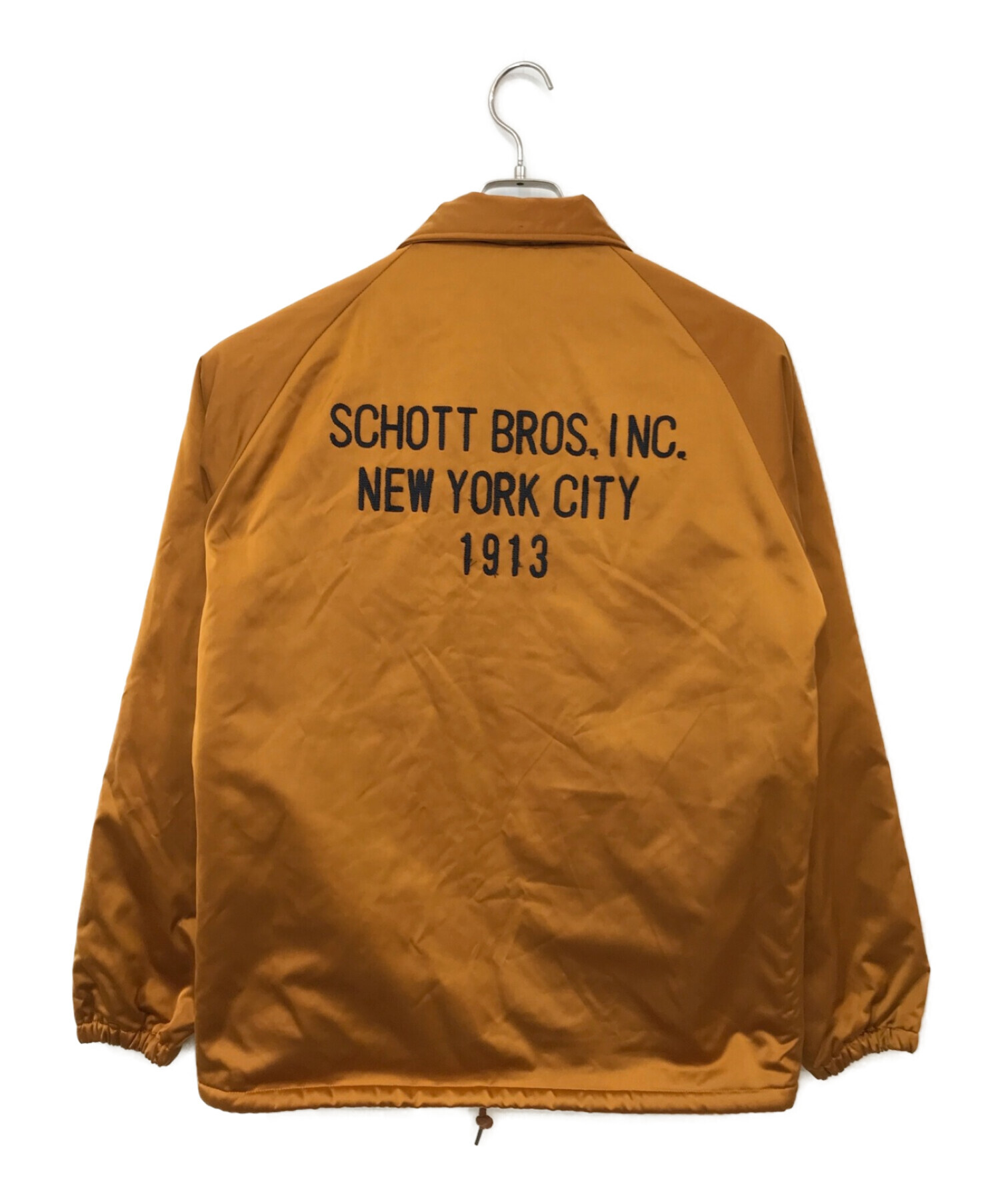 中古・古着通販】Schott (ショット) コーチジャケット ブラウン サイズ