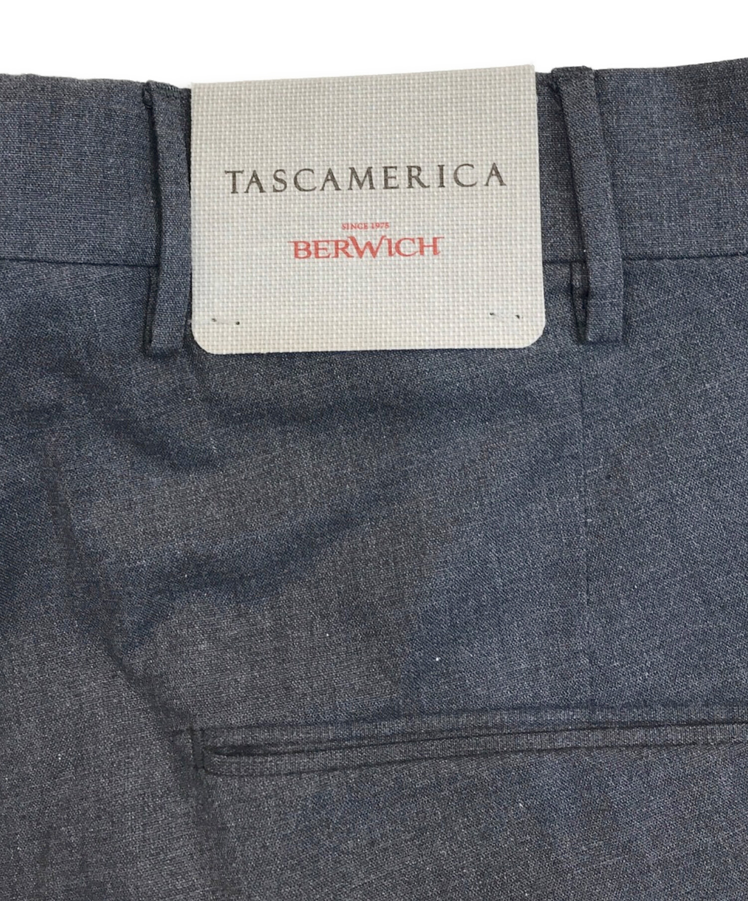 中古・古着通販】TASCAMERICA (ベルウィッチ) トラウザーパンツ グレー サイズ:SIZE 42｜ブランド・古着通販  トレファク公式【TREFAC FASHION】スマホサイト