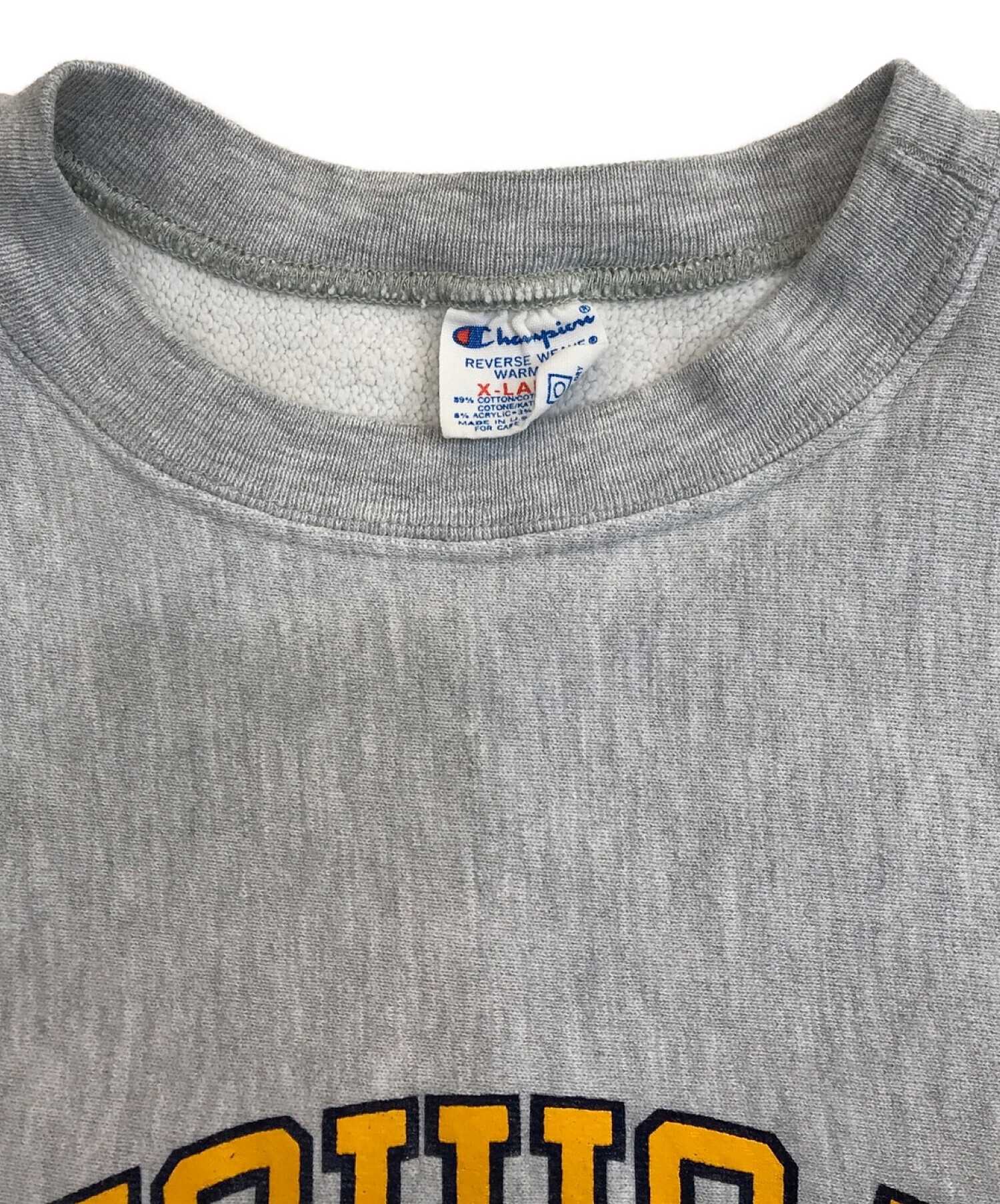 Champion (チャンピオン) 80’sリバースウィーブスウェット グレー サイズ:XL