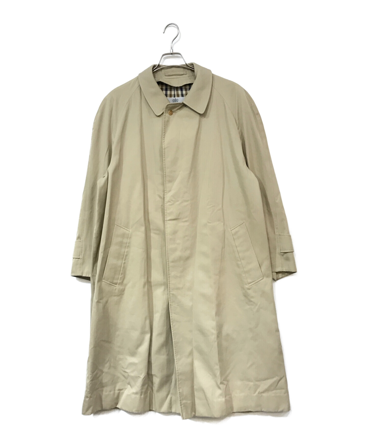 中古・古着通販】Aquascutum (アクアスキュータム) ステンカラーコート