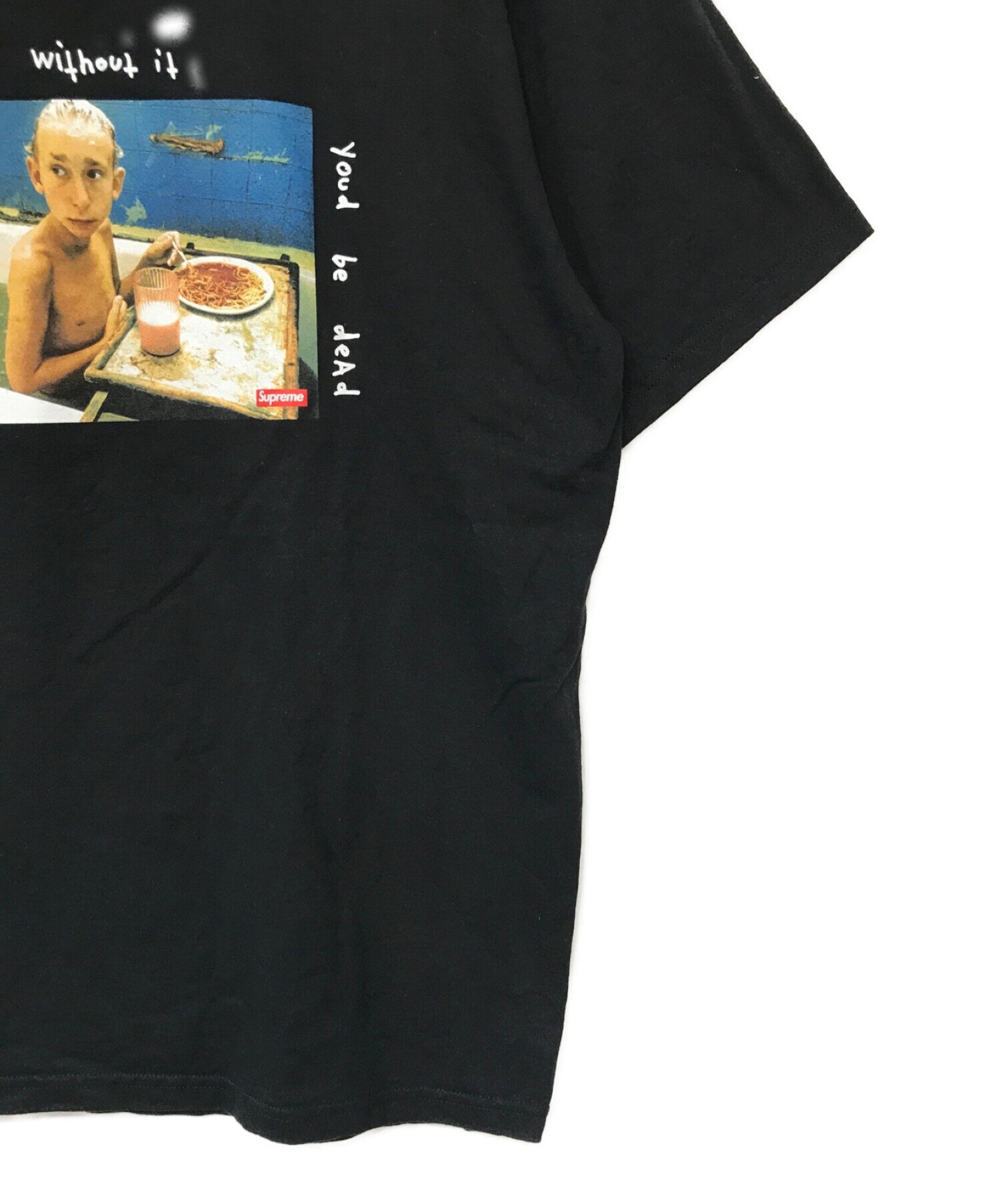 SUPREME (シュプリーム) Gummo Bathtub Tee/ガンモバスタブTシャツ ブラック サイズ:L