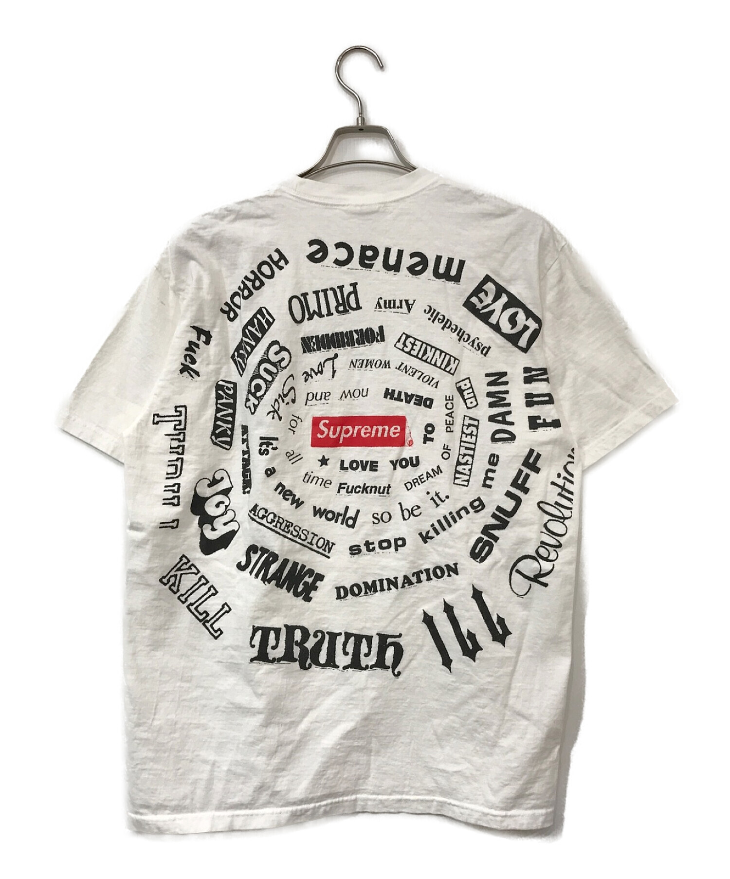 中古・古着通販】SUPREME (シュプリーム) spiral tee/スパイラルT