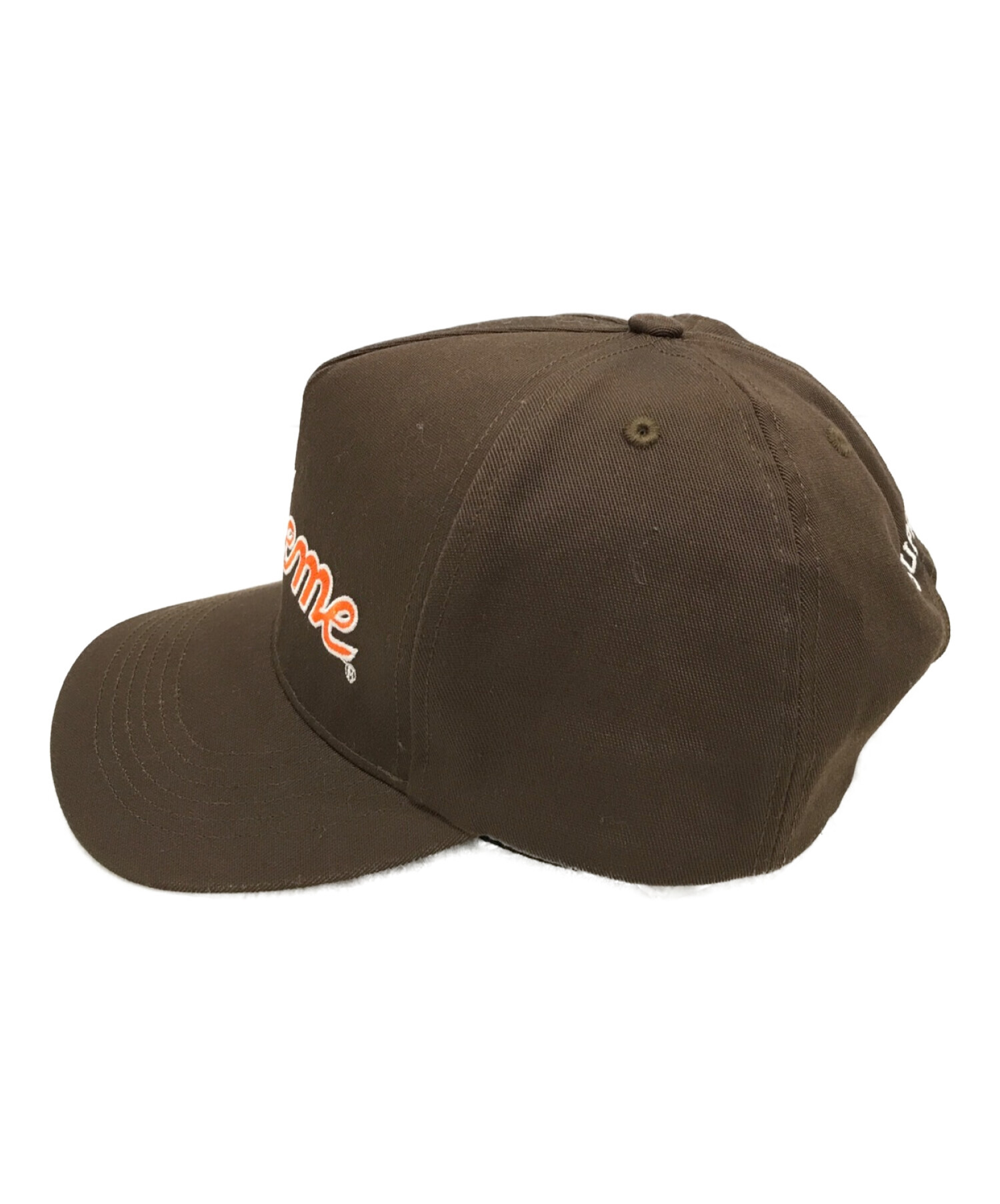 SUPREME (シュプリーム) Classic Team 5-Panel Cap/クラシックチーム5パネルキャップ ブラウン サイズ:記載なし