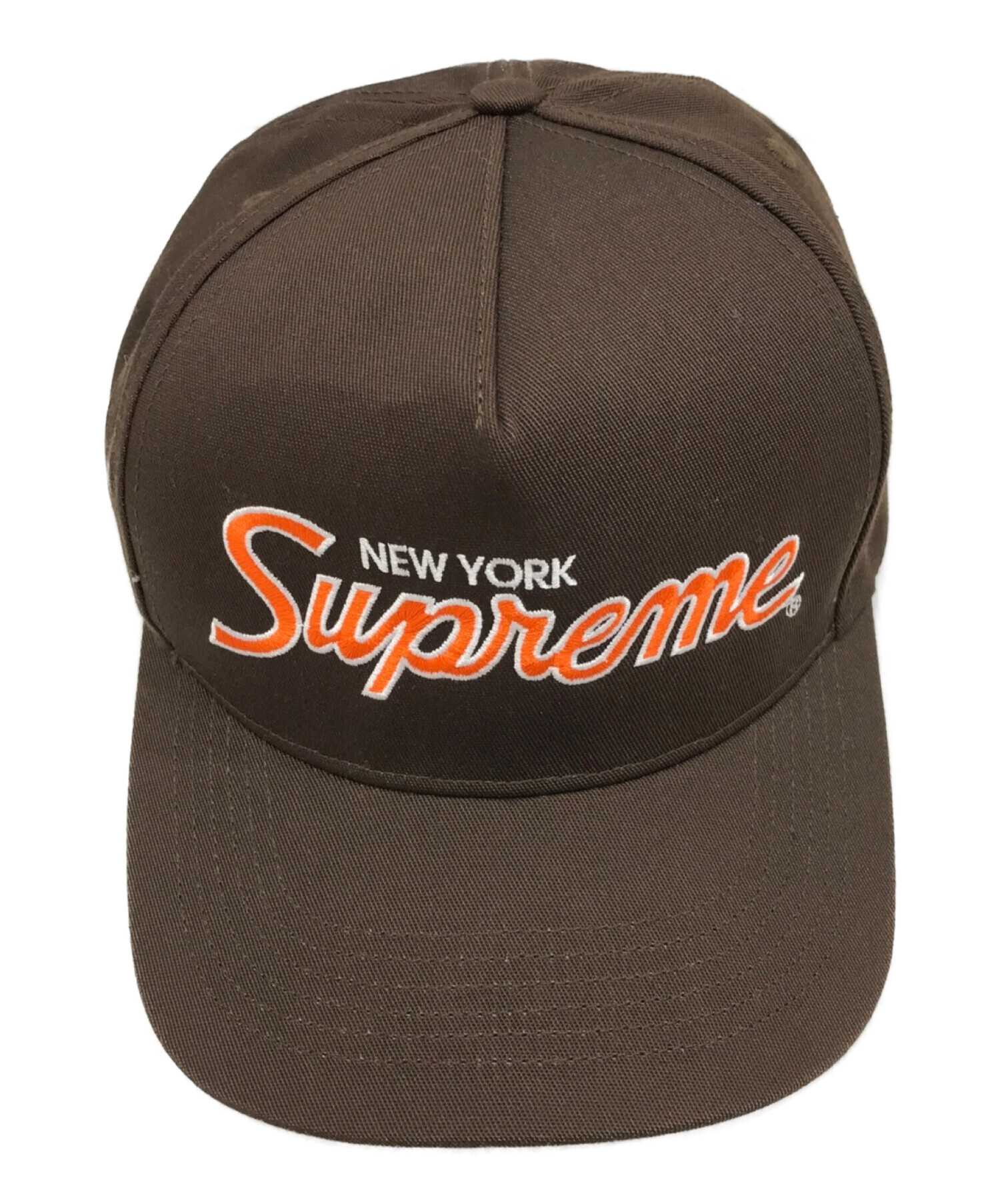 SUPREME (シュプリーム) Classic Team 5-Panel Cap/クラシックチーム5パネルキャップ ブラウン サイズ:記載なし