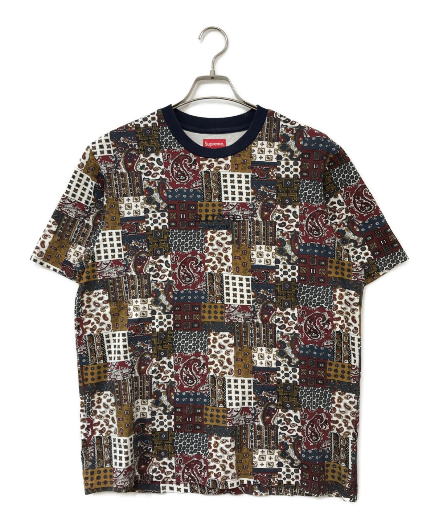 supreme Patchwork Paisley S/S Top