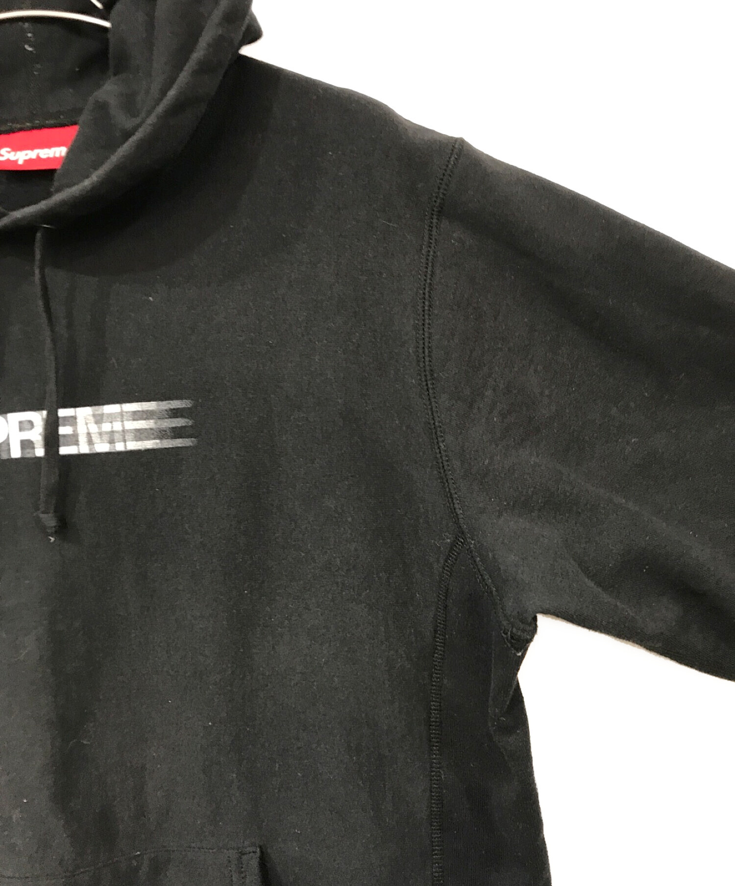 SUPREME (シュプリーム) Motion Logo Hooded Sweatshirt ブラック サイズ:Large