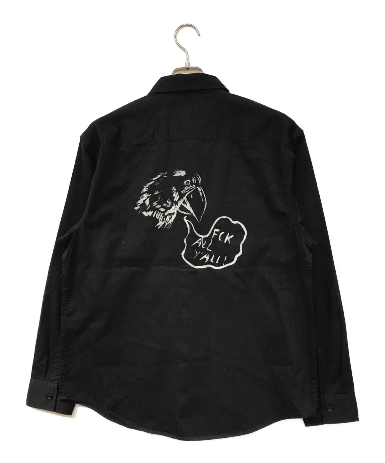 SUPREME (シュプリーム) Raymond Pettibon Work Shirt ブラック サイズ:M