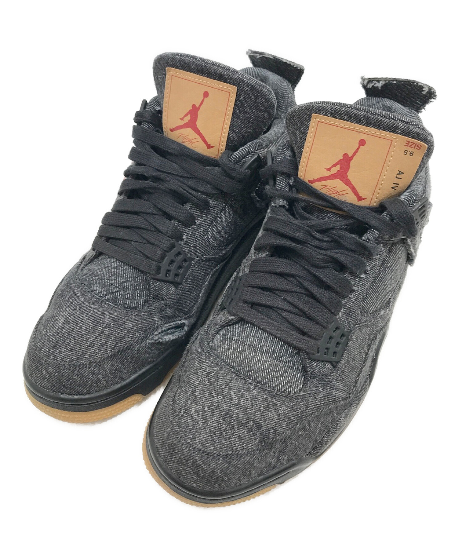 NIKE (ナイキ) LEVIS (リーバイス) AIR JORDAN 4 RETRO LEVIS NRG ネイビー サイズ:27.5cm