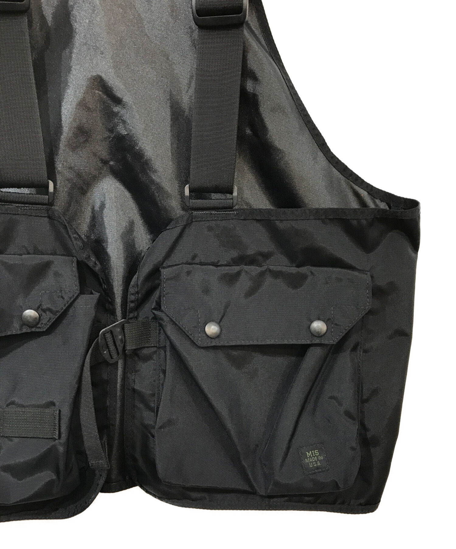 MIS (エムアイエス) 別注CAMP BAG VEST ブラック サイズ:記載なし