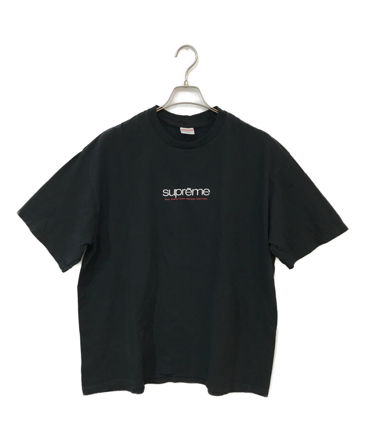 新品 XL supreme Five Boroughs Tee ブラック - Tシャツ/カットソー