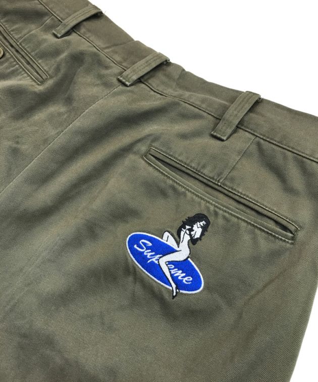 中古・古着通販】Supreme (シュプリーム) Pin Up Chino Pant オリーブ ...