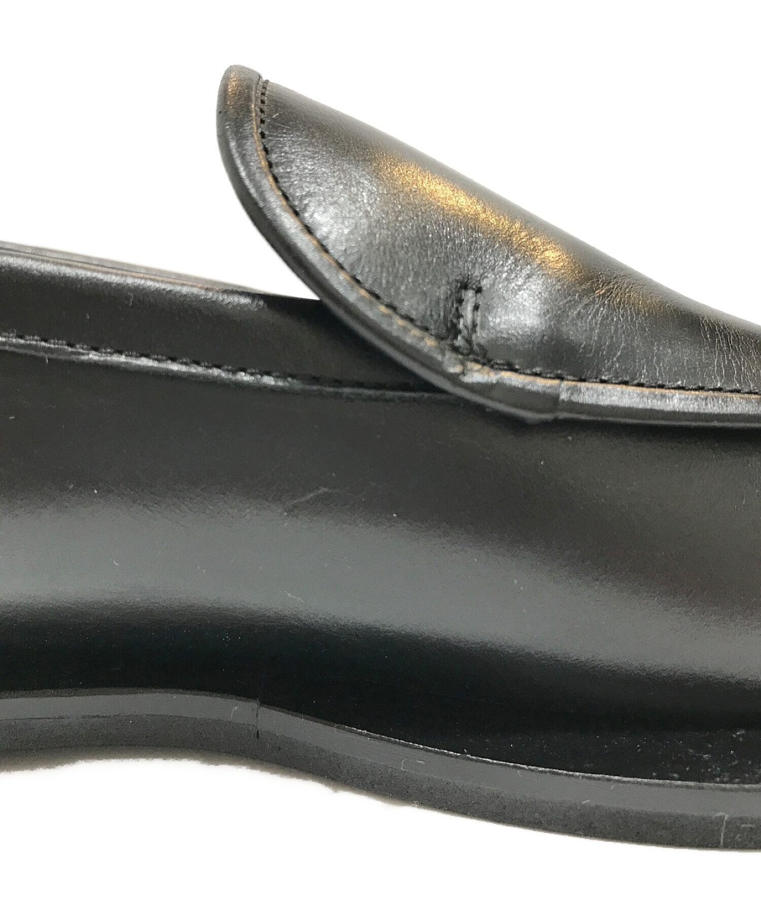 quartierglam (カルチェグラム) EDGE LOAFERS(エッジローファーズ） ブラック サイズ:35　2/1