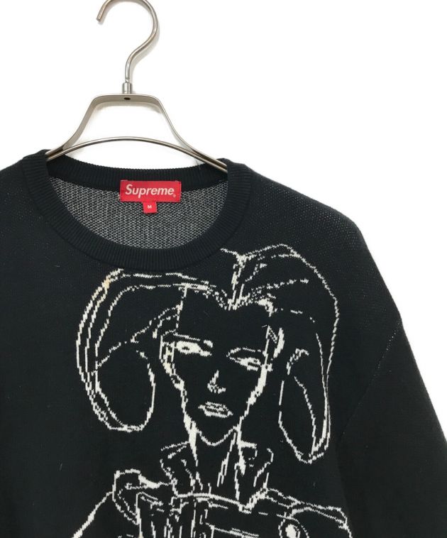 SUPREME (シュプリーム) Aeon Flux Sweater（イーオン・フラックスセーター） ブラック サイズ:Ｍ