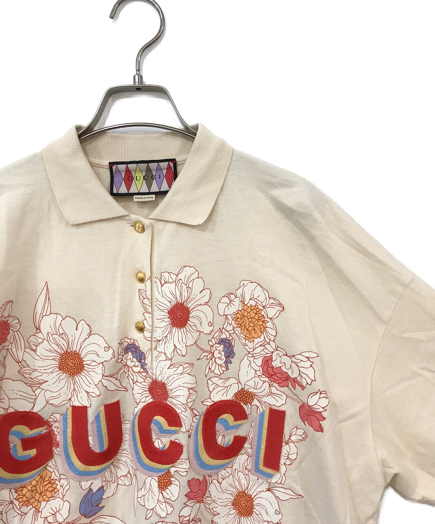 中古・古着通販】GUCCI (グッチ) LOVELIGHT COTTON POLO TOP