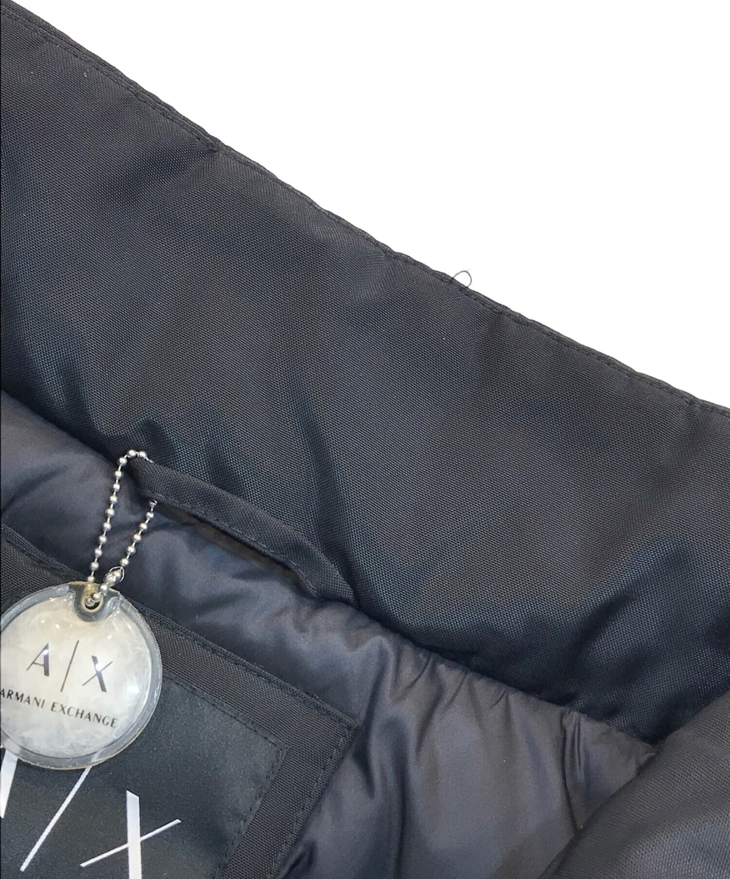 ARMANI EXCHANGE (アルマーニ エクスチェンジ) ダウンジャケット ブラック サイズ:M