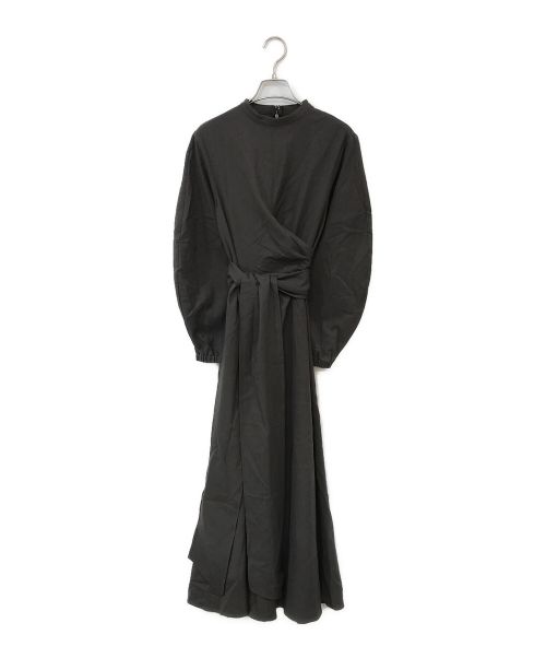 【中古・古着通販】L'Or (ロル) Cocoon Sleeve Wrap Dress グレー サイズ:FREE｜ブランド・古着通販  トレファク公式【TREFAC FASHION】スマホサイト