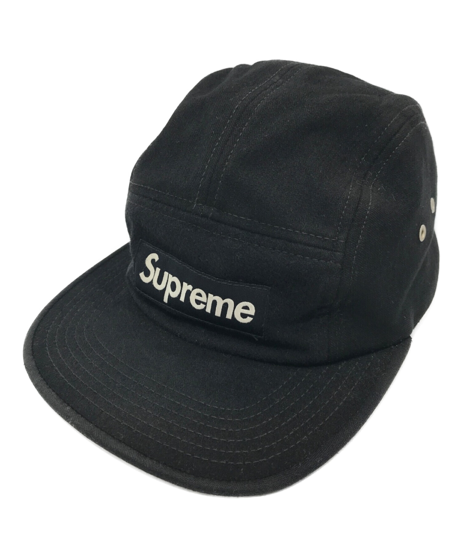 Supreme (シュプリーム) Wool Camp Cap ブラック