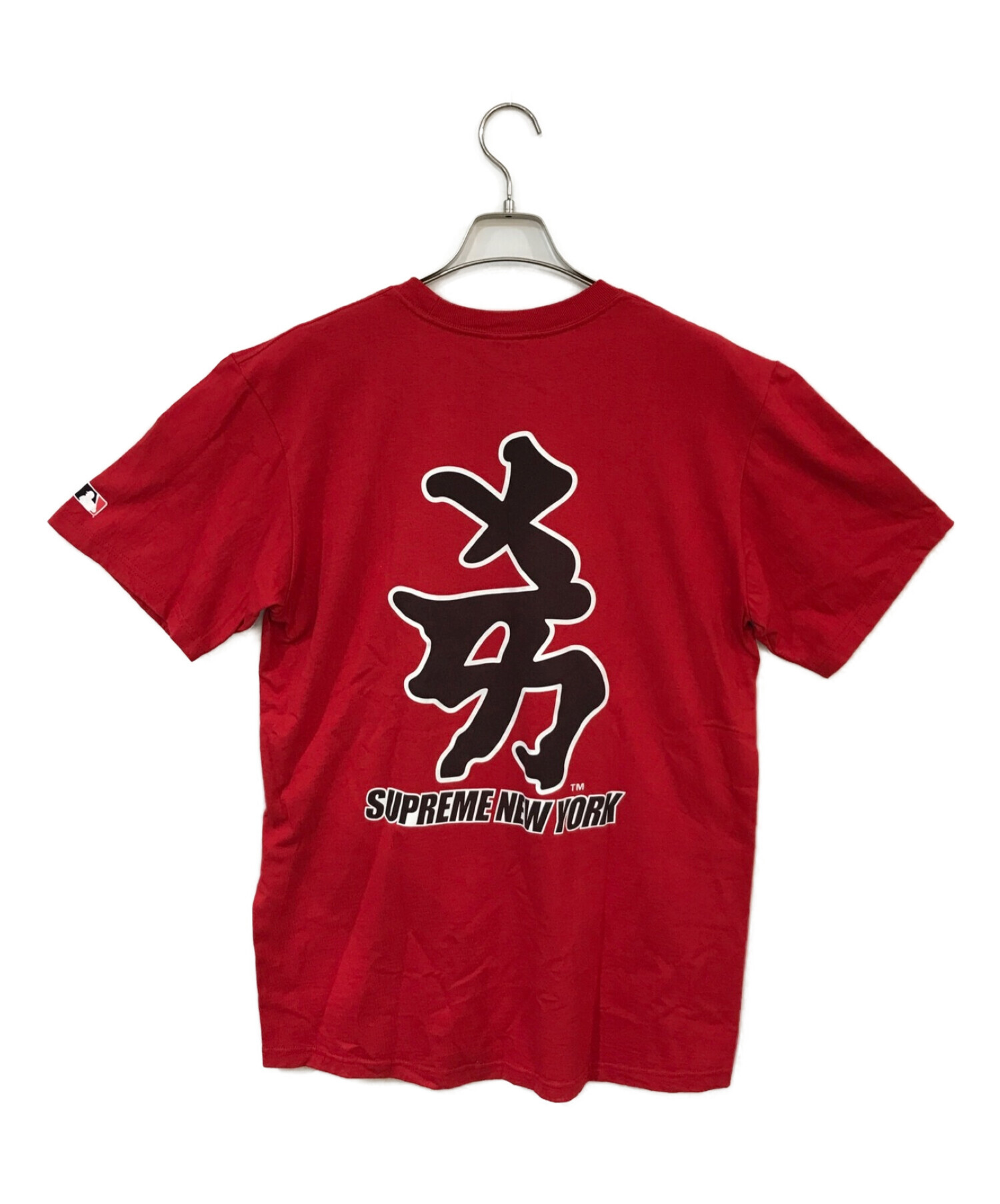 Supreme (シュプリーム) MLB (メジャーリーグベースボール) New York Yankees Kanji MLB Teams Tee  レッド サイズ:M