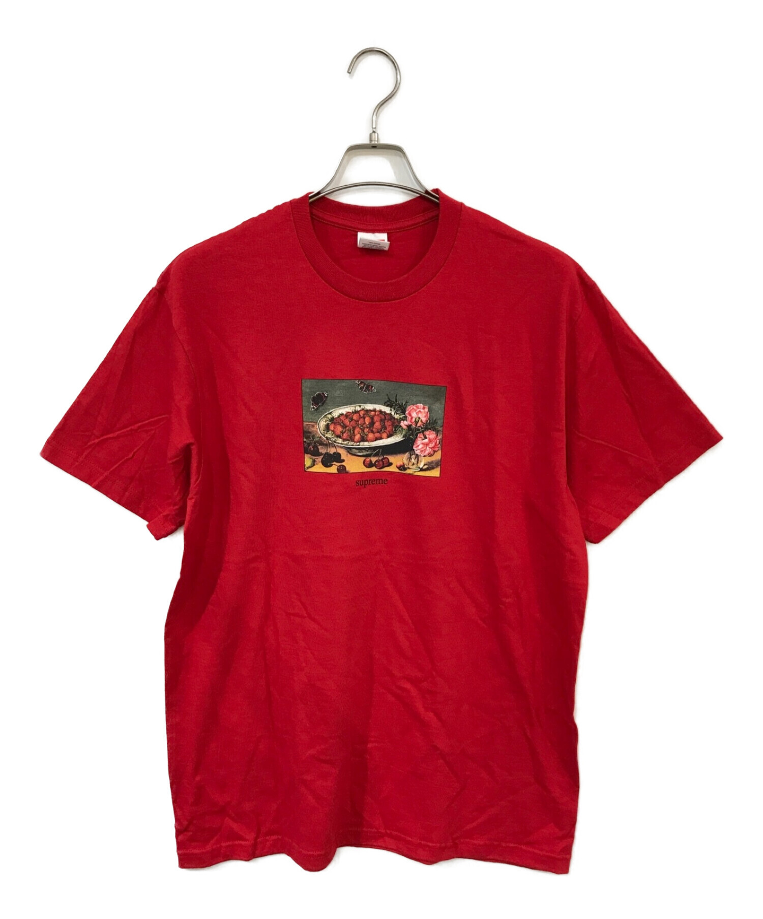 Supreme (シュプリーム) STRAWBERRIES TEE レッド サイズ:M