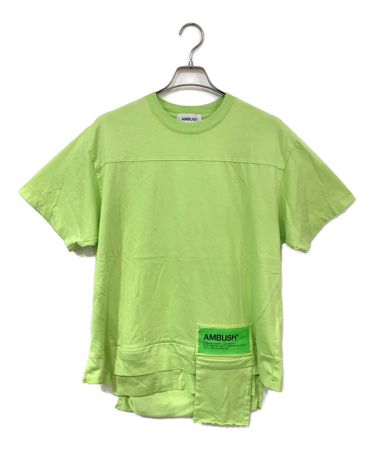 中古・古着通販】AMBUSH (アンブッシュ) Waist Pocket T-Shirt ライム