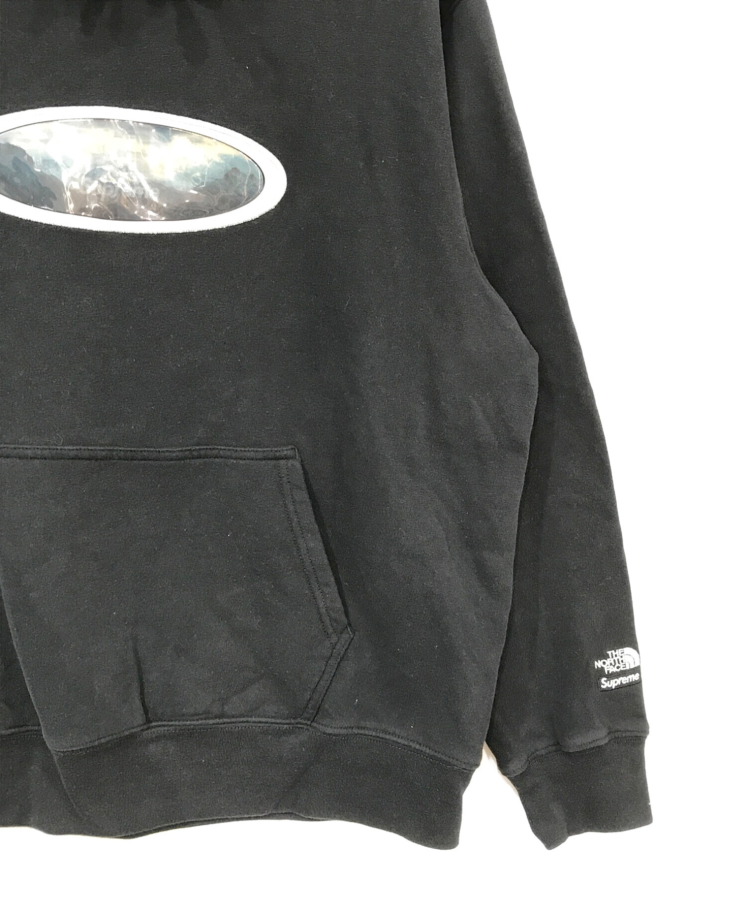 パーカーsupreme lenticular patch hoodie