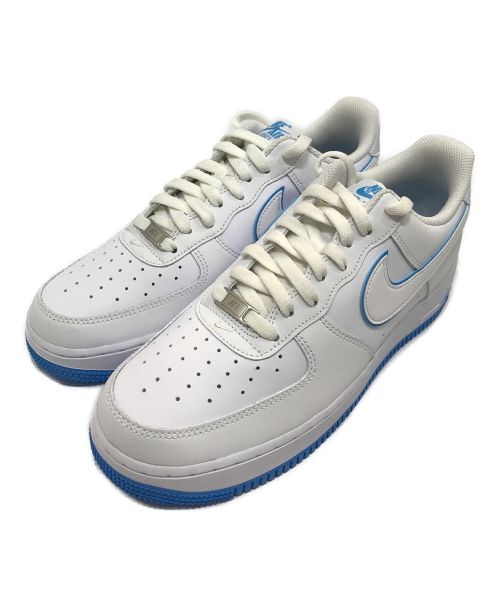 中古・古着通販】NIKE (ナイキ) AIR FORCE 1 '07 ホワイト×ブルー