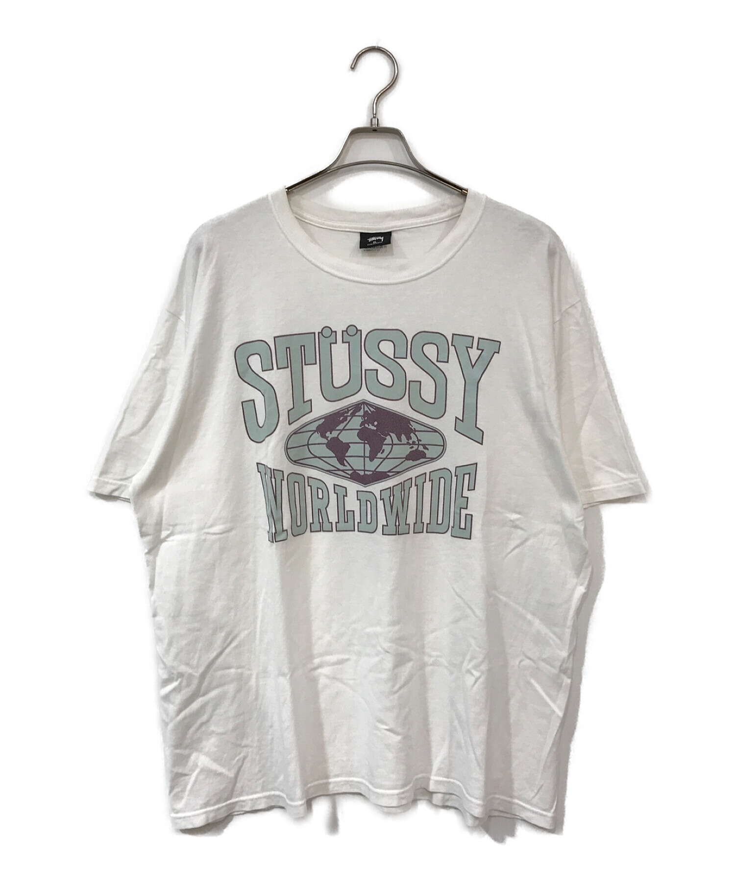 中古・古着通販】stussy (ステューシー) プリントTシャツ ホワイト ...