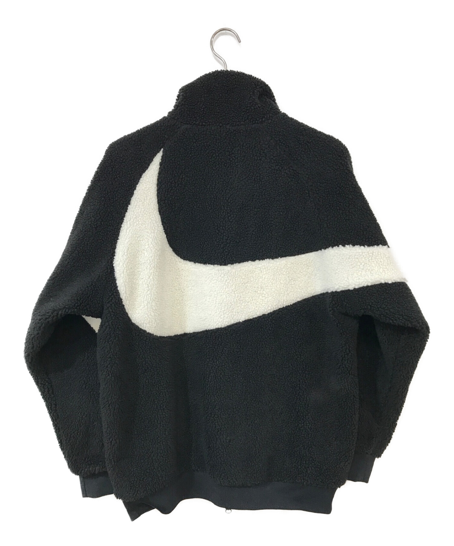 NIKE (ナイキ) ボアフリースジャケット ブラック×ホワイト サイズ:M