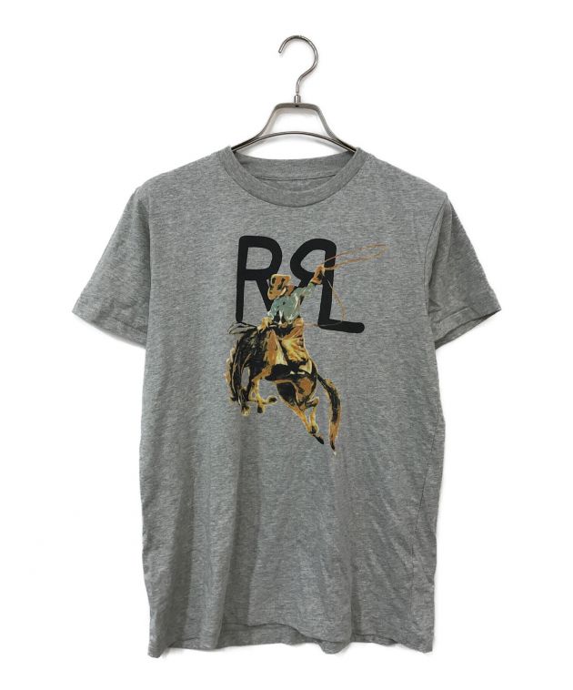 中古・古着通販】RRL (ダブルアールエル) カウボーイロゴＴシャツ グレー サイズ:M｜ブランド・古着通販 トレファク公式【TREFAC  FASHION】スマホサイト