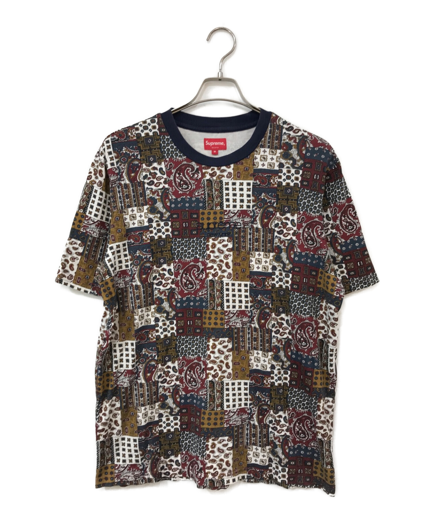 Patchwork Paisley S/S TopTシャツ/カットソー(半袖/袖なし)