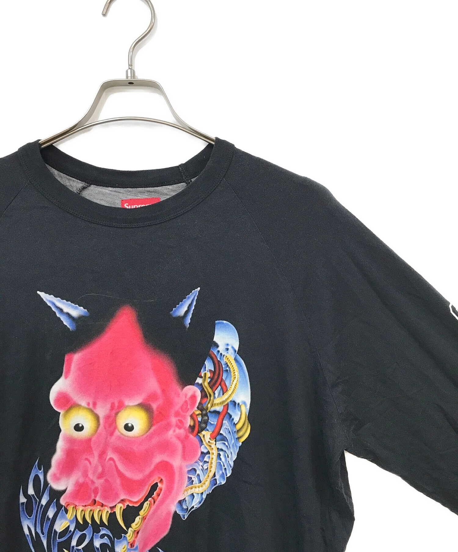 Supreme (シュプリーム) Demon raglan l/s top ブラック サイズ:M