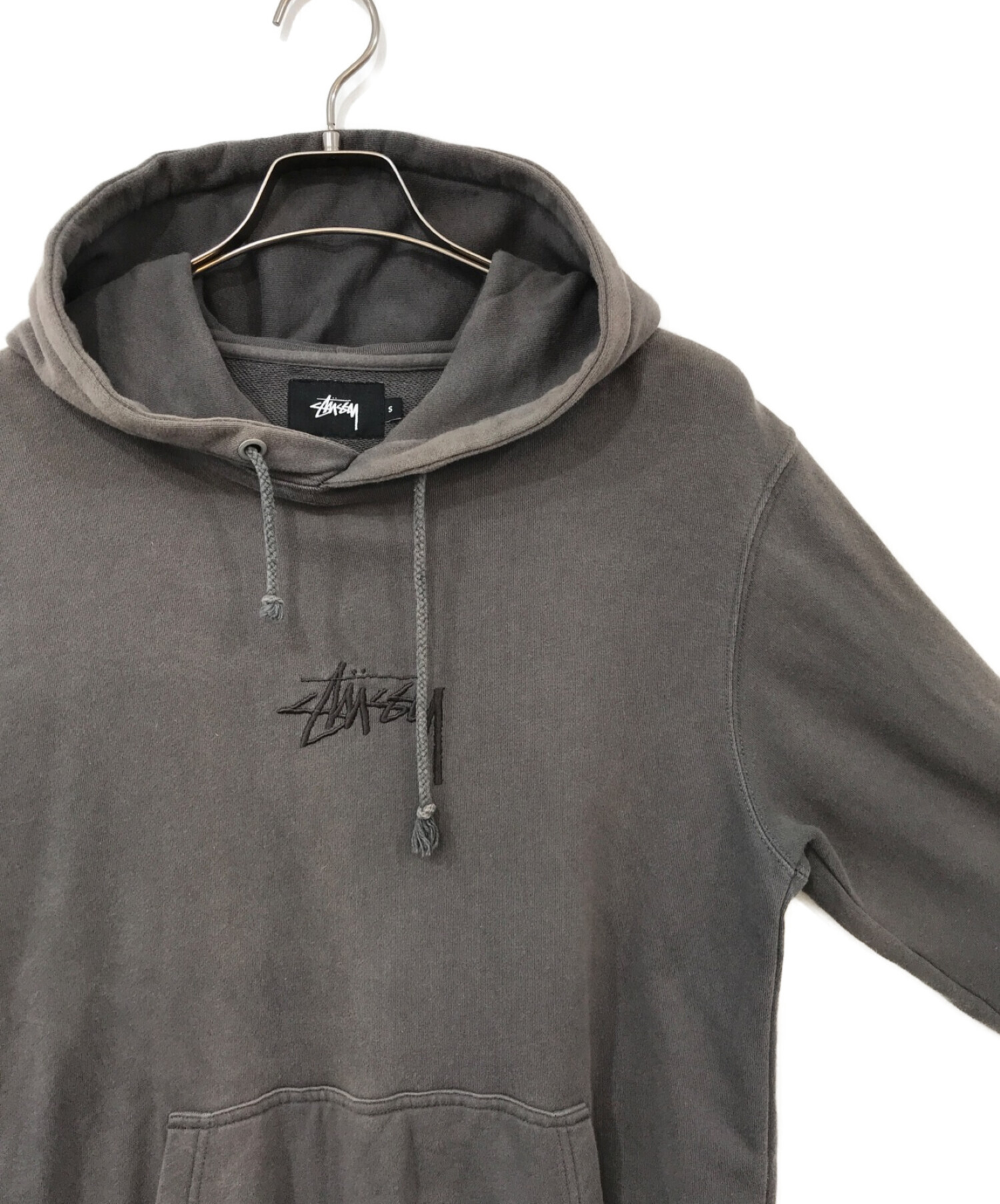 中古・古着通販】stussy (ステューシー) ストックロゴパーカー グレー