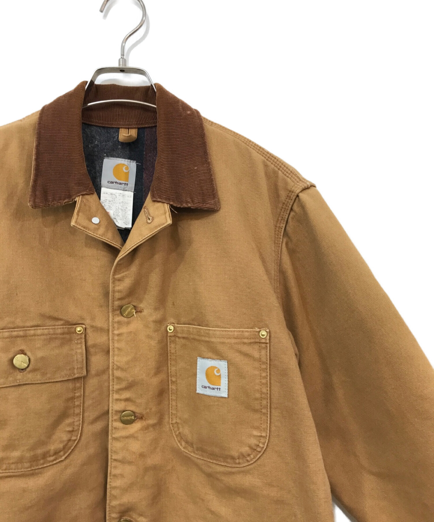 CarHartt (カーハート) インナーブランケットダックカバーオール カーキ サイズ:36