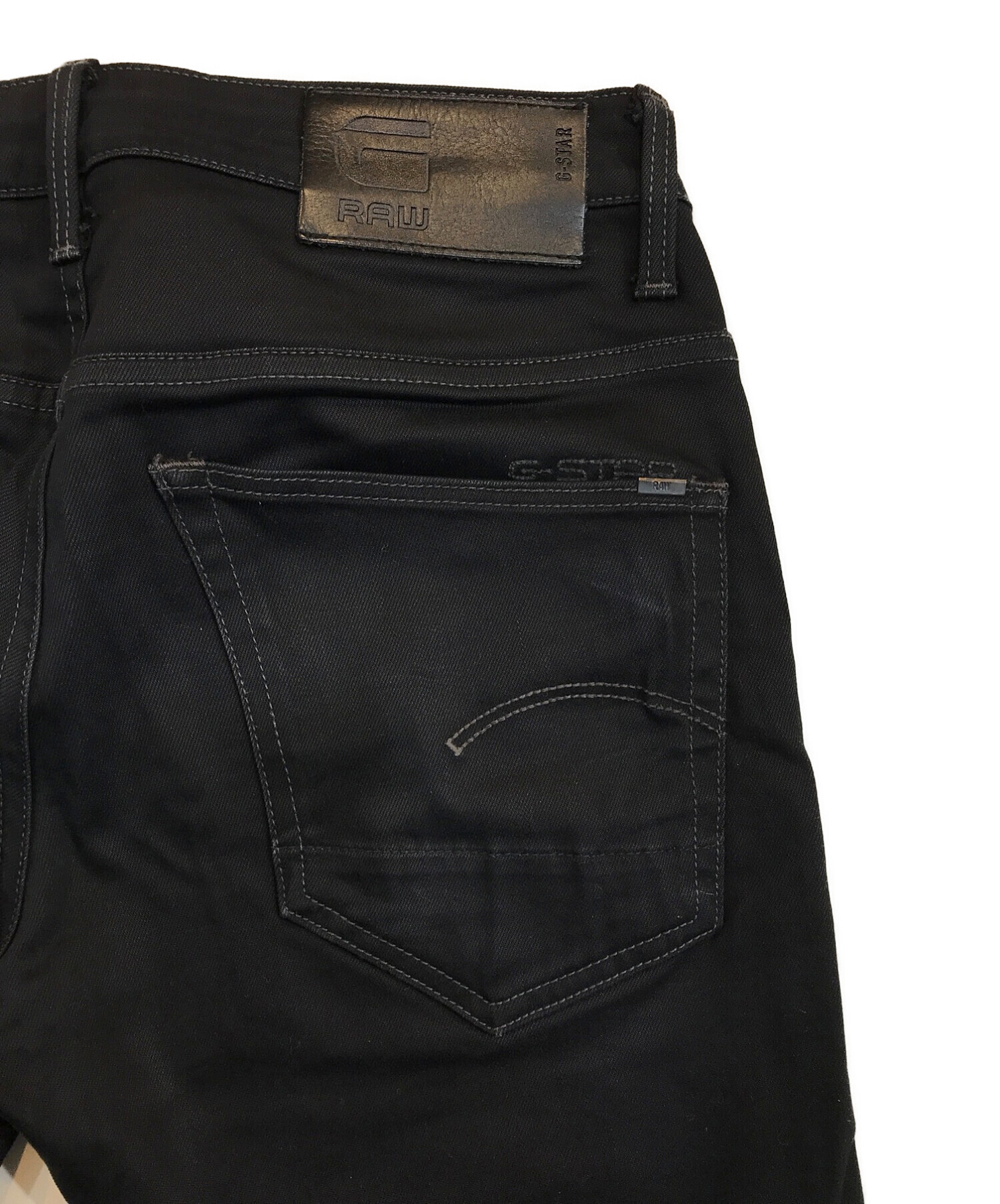 G-STAR RAW (ジースターロゥ) 3301 SLIMデニム ブラック サイズ:W31