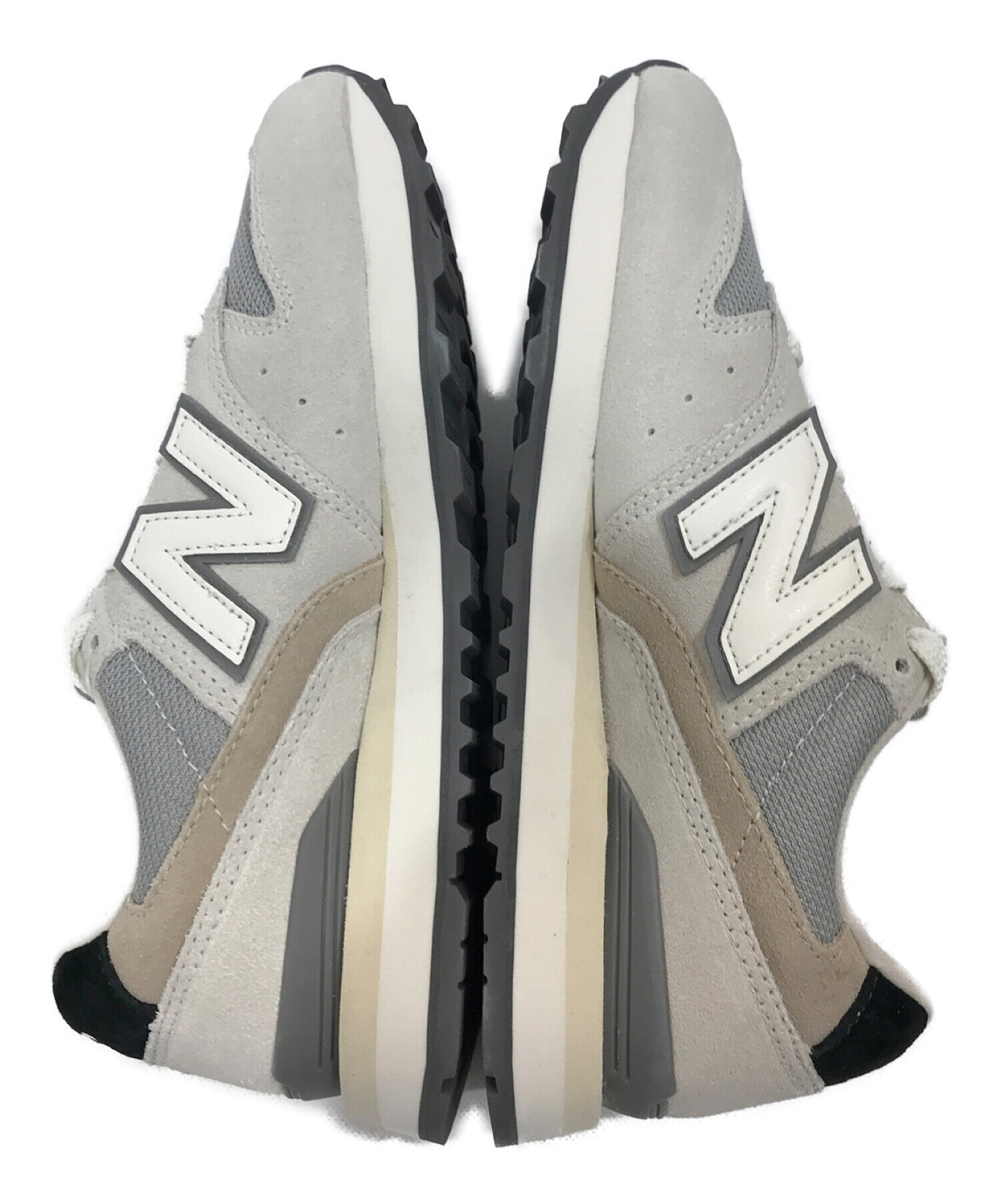 NEW BALANCE (ニューバランス) ローカットスニーカー グレー サイズ:23.0㎝ 未使用品