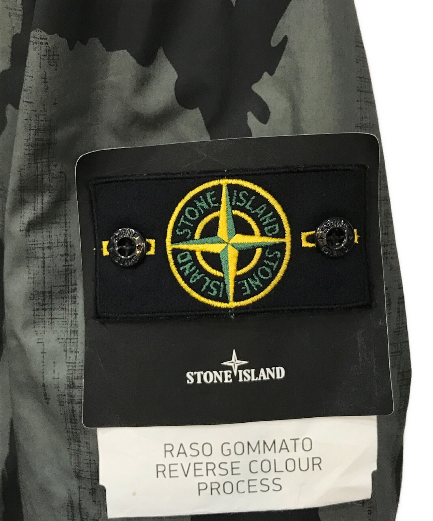 Stone island raso on sale gommato reverse colour process