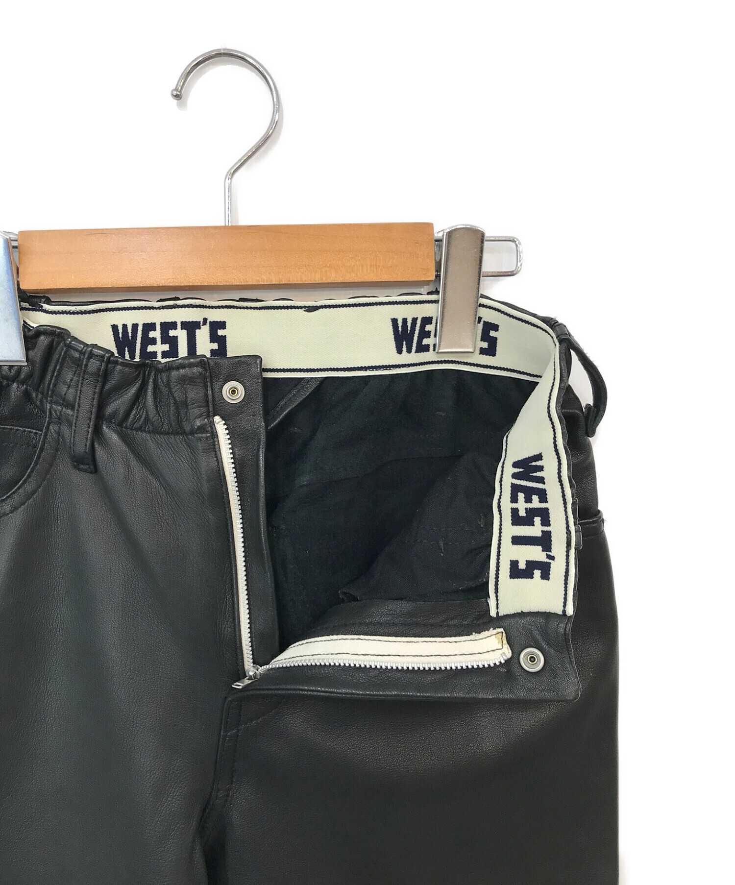 【タグ付新品】WESTOVERALLS ウェストオーバーオールズ レザーシャツmの出品中商品