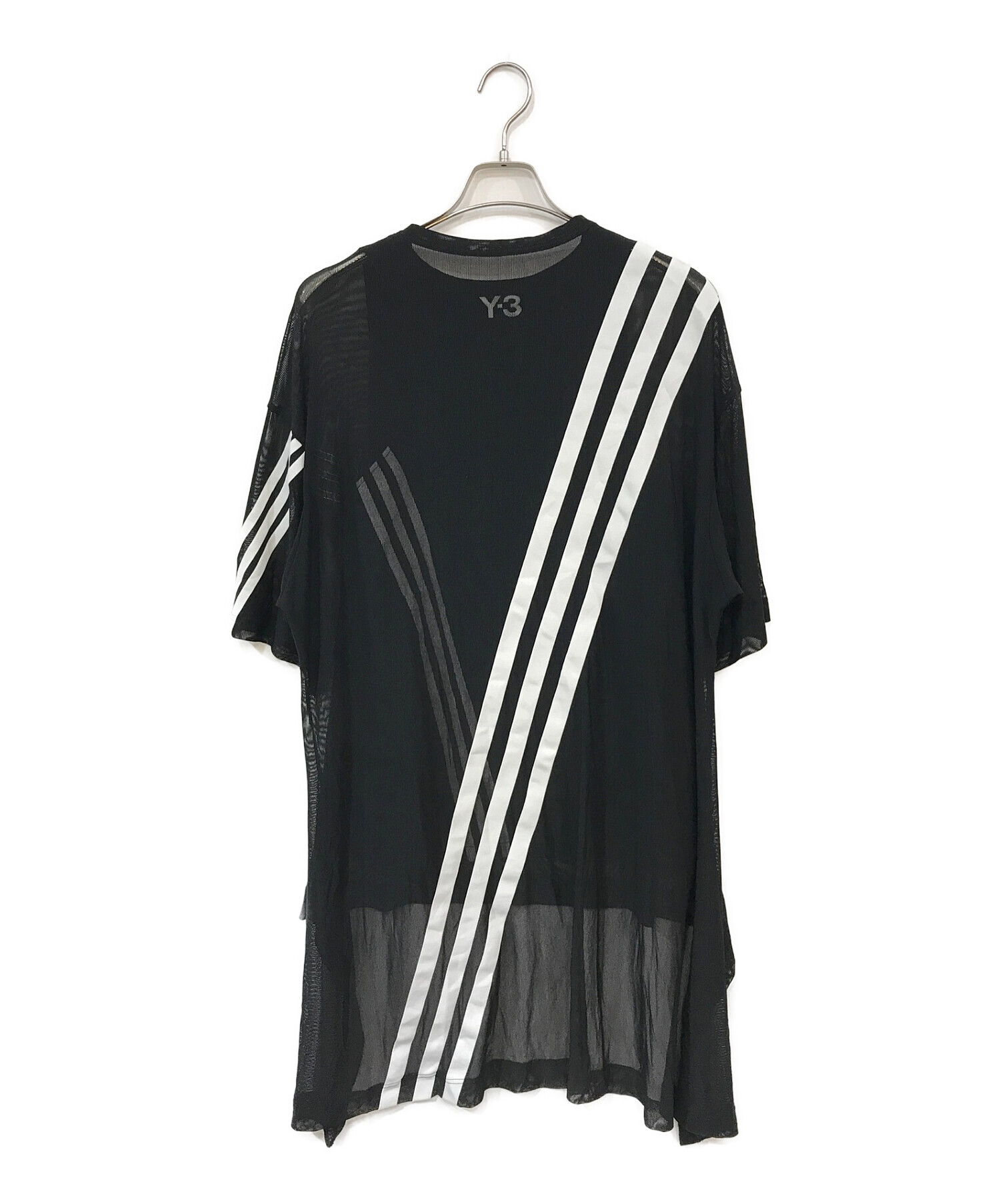 Y-3 (ワイスリー) W CH1 MESH TEE ブラック サイズ:M