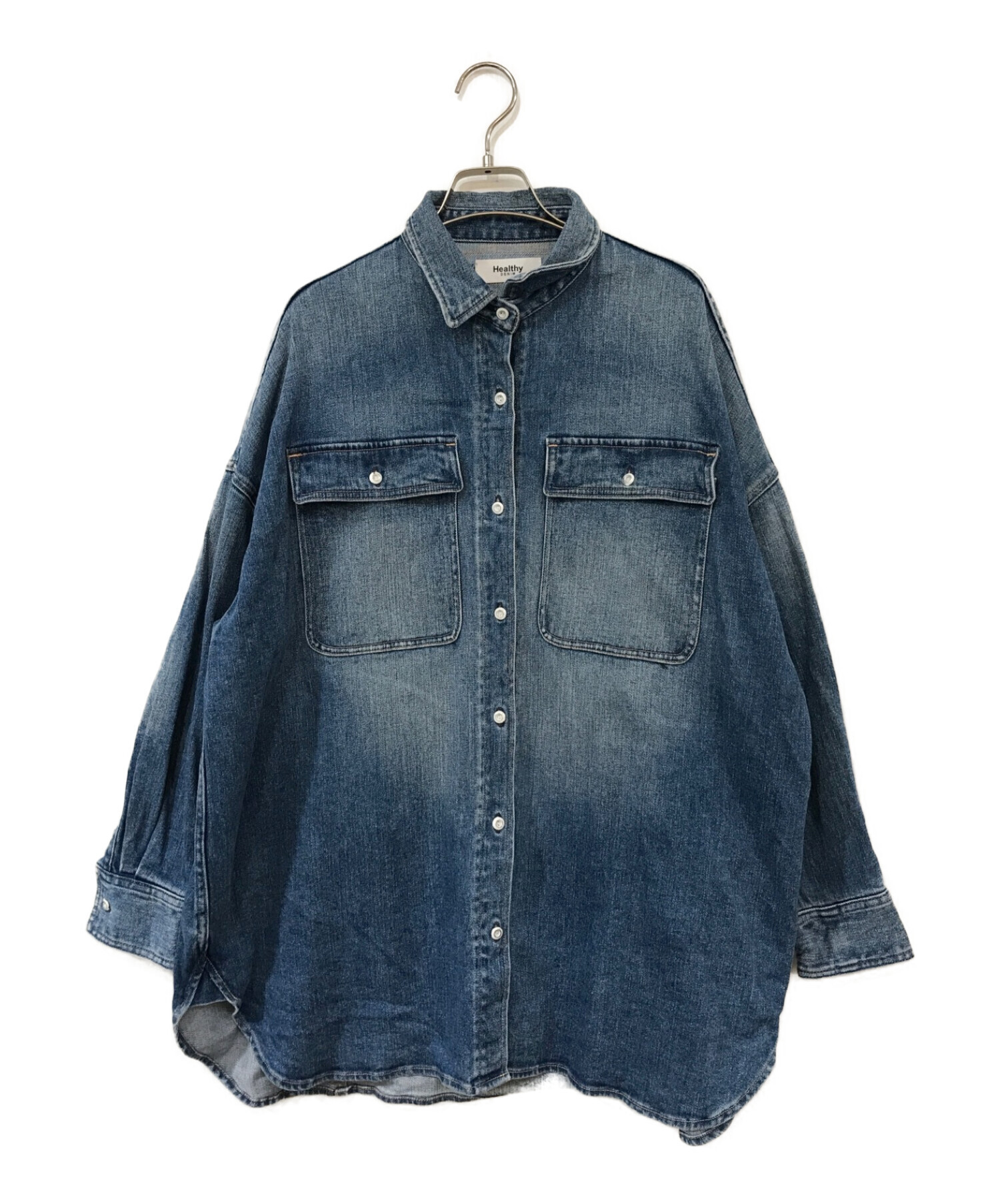 中古・古着通販】Healthy DENIM (ヘルシーデニム) デニムシャツ ブルー サイズ:Ｓ｜ブランド・古着通販 トレファク公式【TREFAC  FASHION】スマホサイト