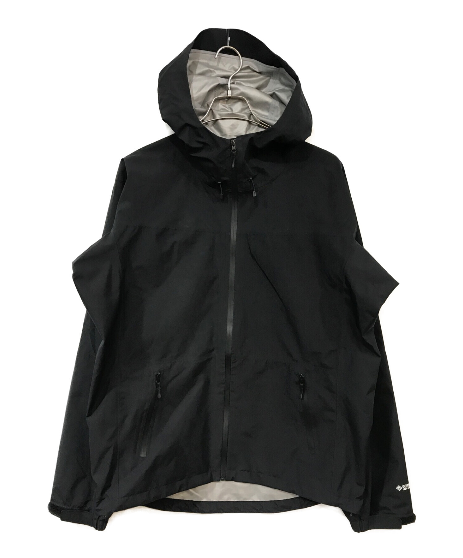 TIGORA FIELD (ティゴラ フィールド) GORETEX INFINIUMシェルジャケット ブラック サイズ:ＸＬ