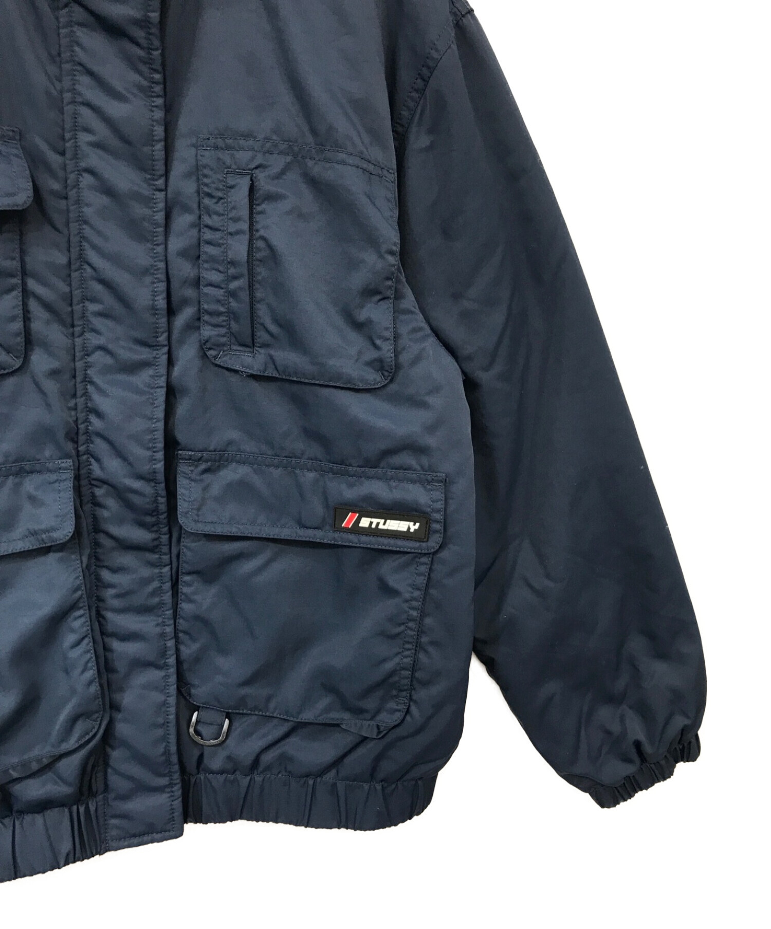 stussy (ステューシー) reggie tech jacket ネイビー サイズ:S