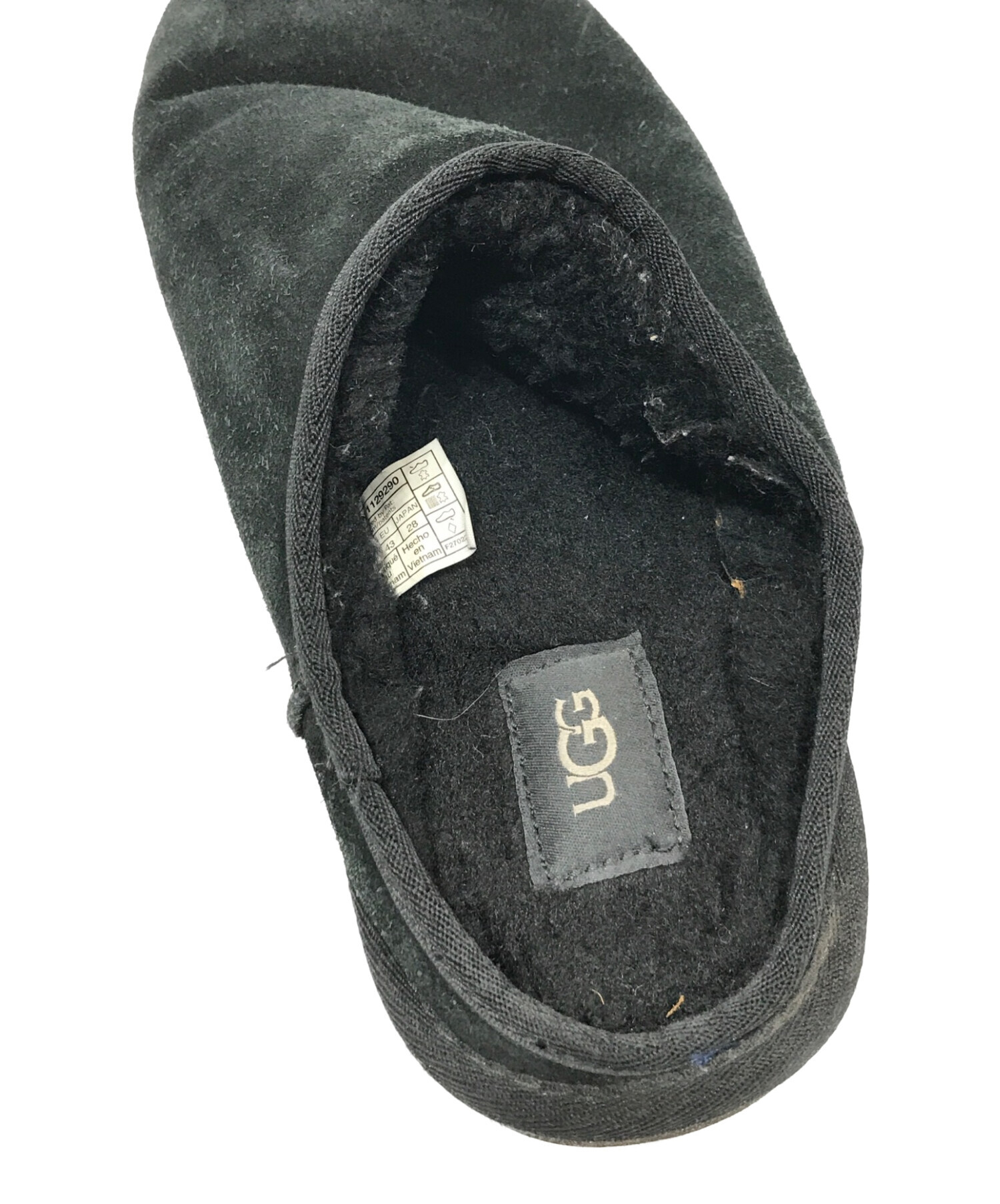 中古・古着通販】UGG (アグ) CLASSIC SLIP-ON ブラック サイズ:28cm