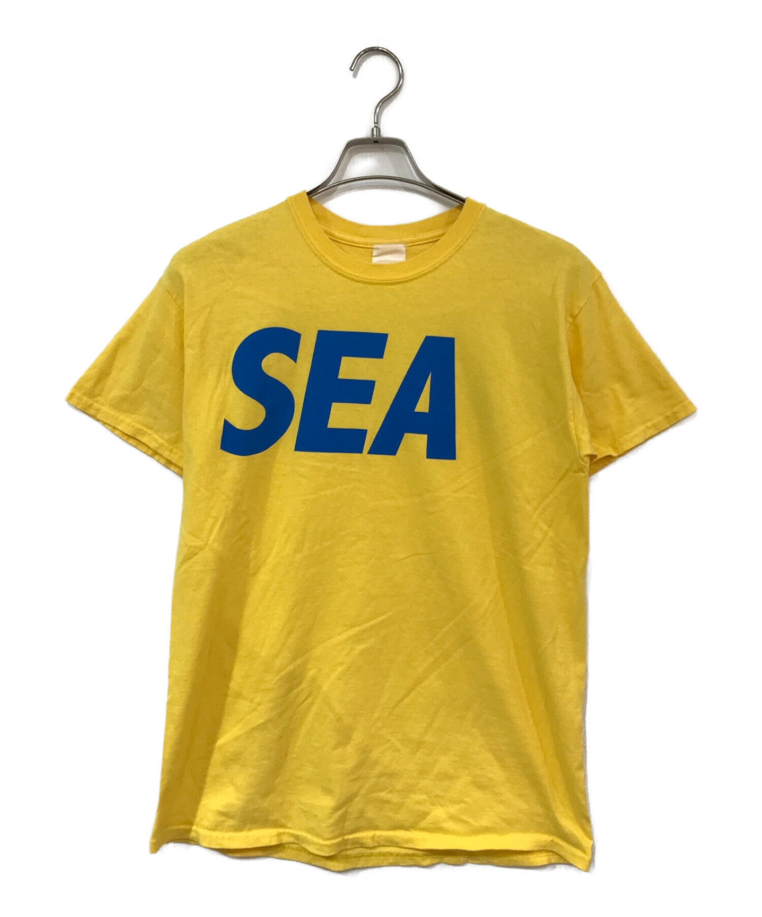 WIND AND SEA (ウィンダンシー) プリントTシャツ イエロー サイズ:Ｍ