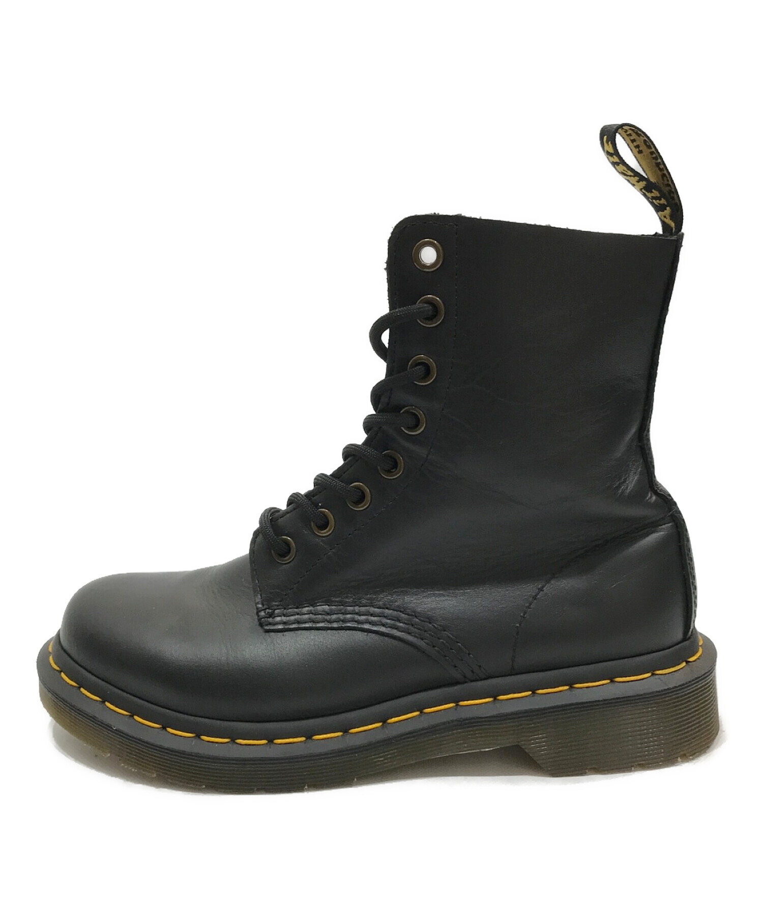 ほぼ新品ドクターマーチン Dr.Martens UK4 ブラック 8ホール - www