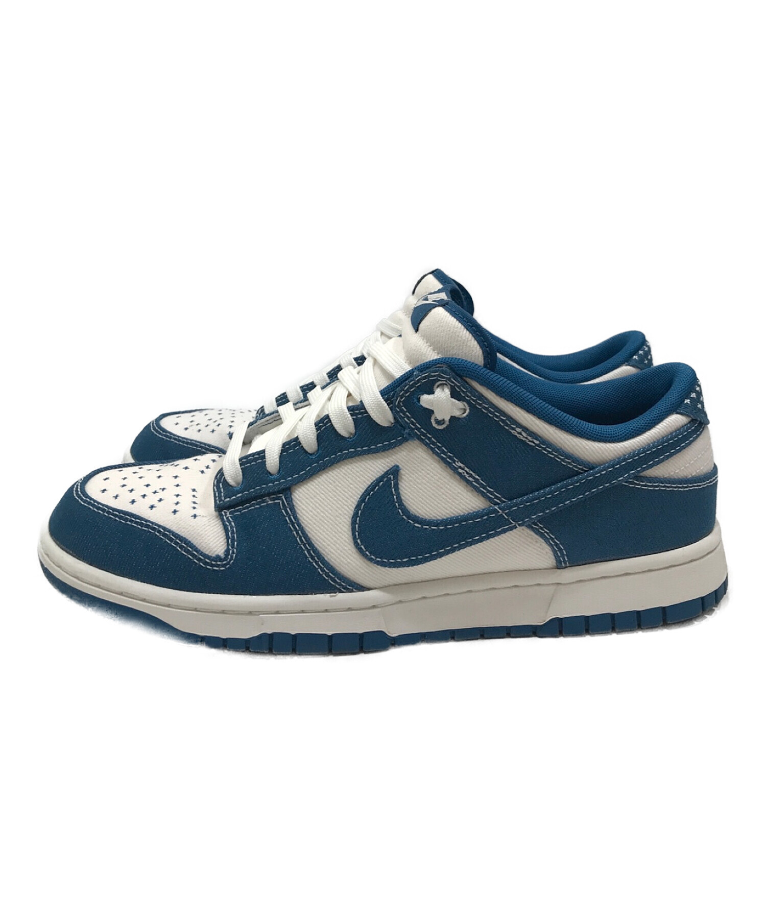 中古・古着通販】NIKE (ナイキ) DUNK LOW RETRO SE ブルー×ホワイト