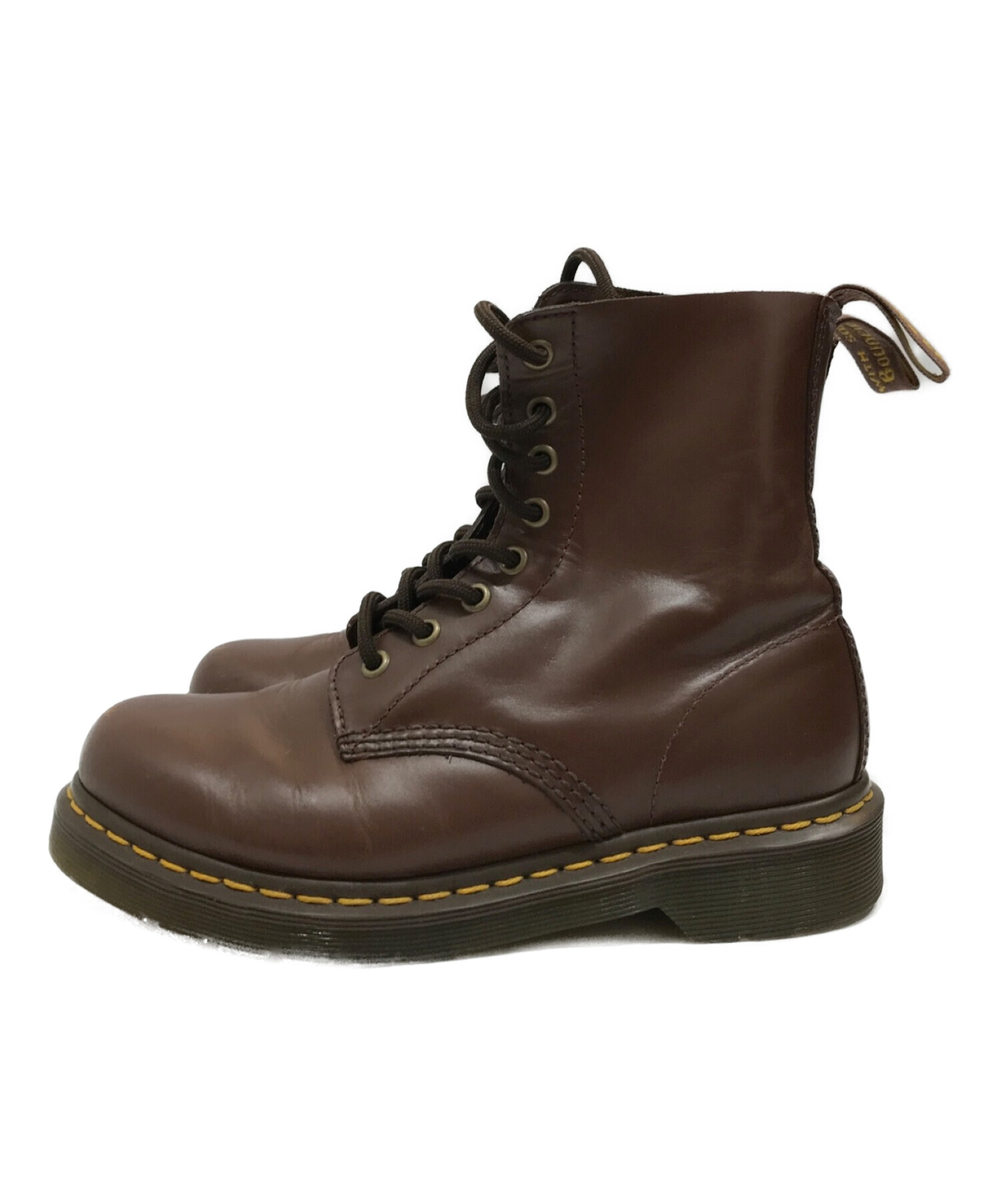 レディース【美品】Dr.Martens 8ホール UK4 ブラウン ドクターマーチン