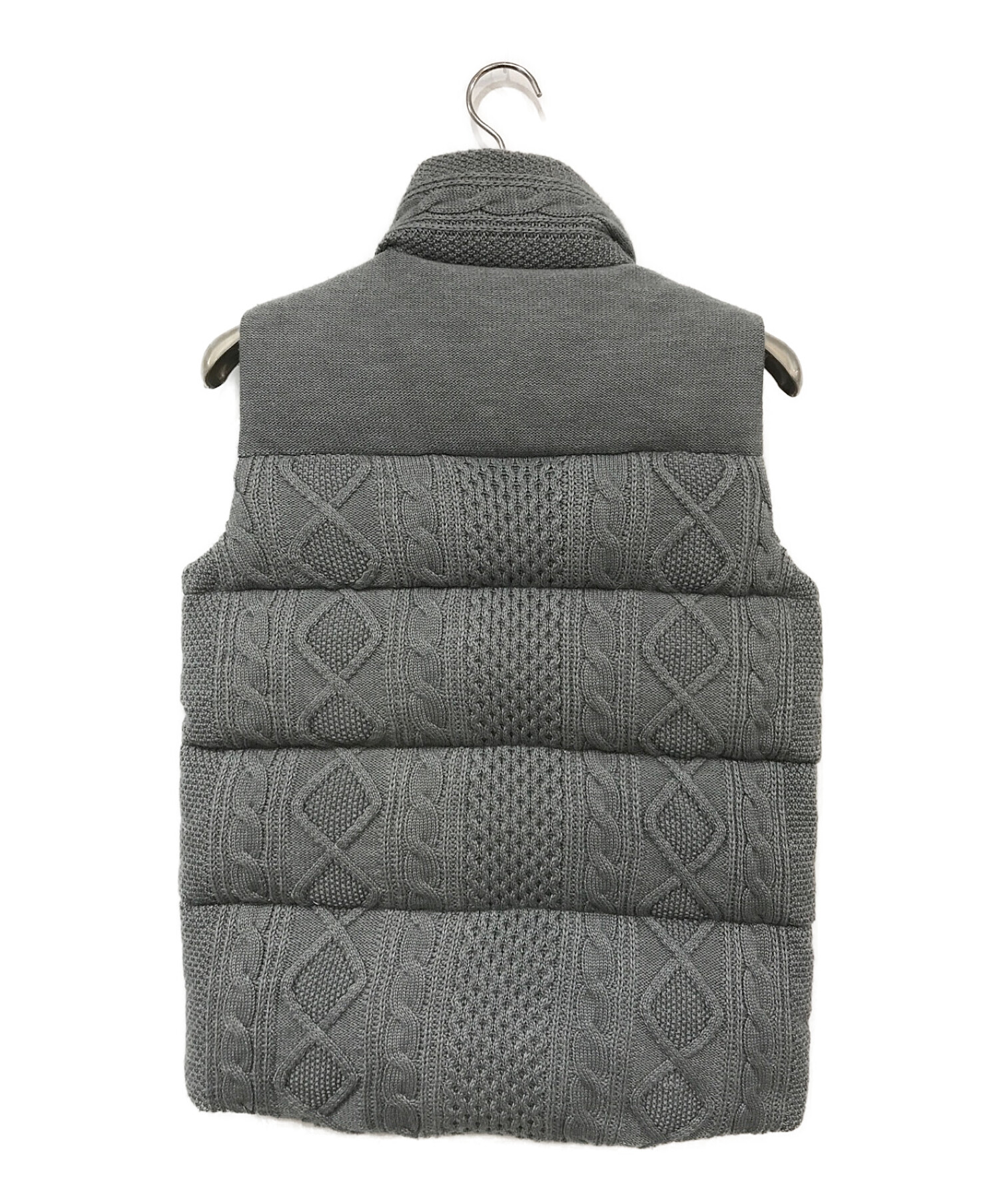 中古・古着通販】Junhashimoto (ジュンハシモト) KNIT DOWN VEST