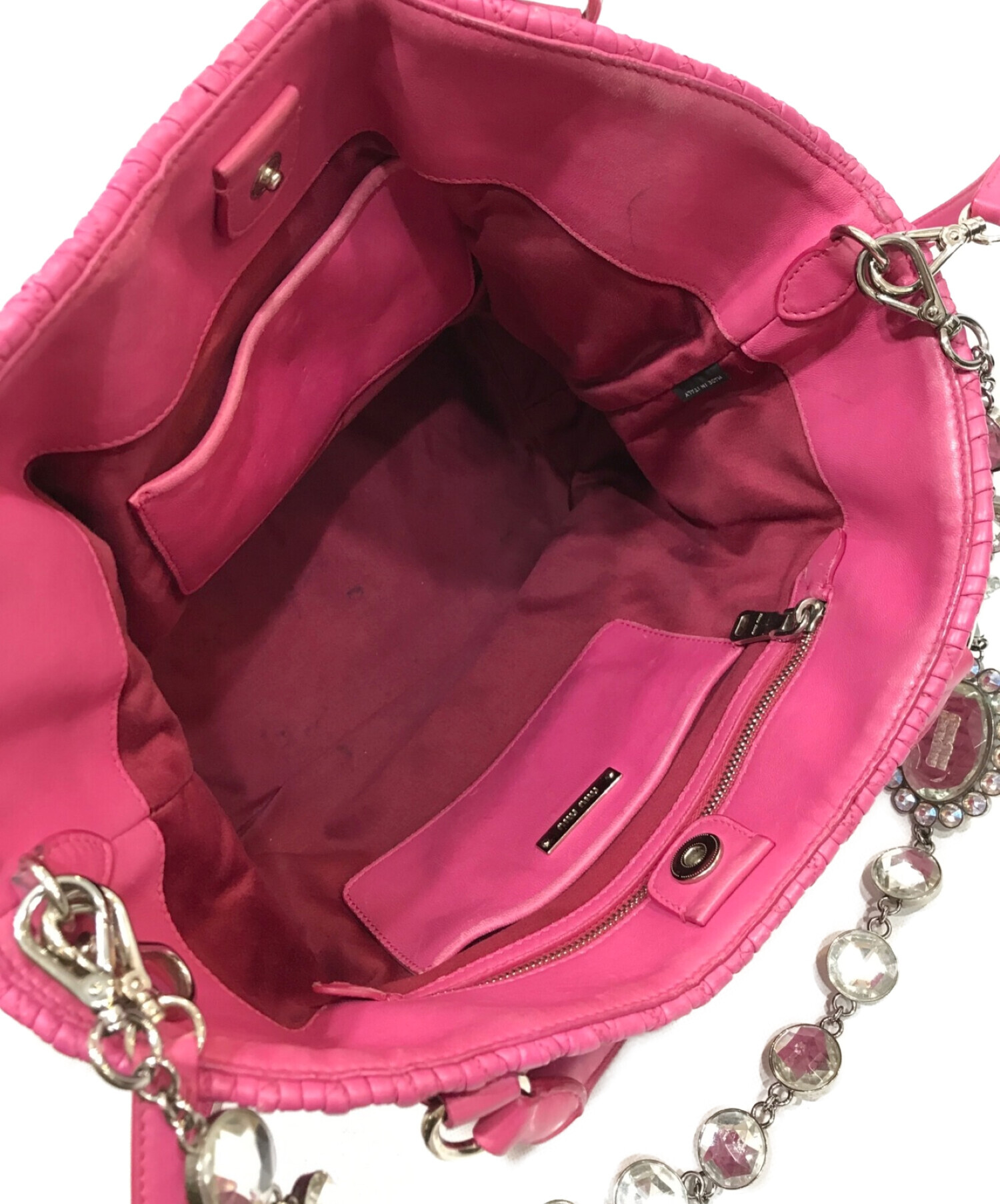 中古・古着通販】MIU MIU (ミュウミュウ) 2WAYショルダーバッグ ピンク